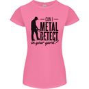 Can I Metal Detect Funny Detector Detecting Womens Petite Cut T-Shirt Azalea