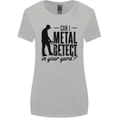 Can I Metal Detect Funny Detector Detecting Womens Wider Cut T-Shirt Sports Grey