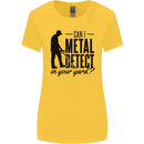 Can I Metal Detect Funny Detector Detecting Womens Wider Cut T-Shirt Yellow