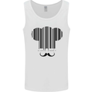 Chef Barcode Hat Baker Cooking Baking Mens Vest Tank Top White