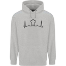 Chef Pulse Baker Cook Cooking Baking Hat Mens 80% Cotton Hoodie Sports Grey