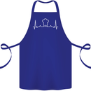 Chef Pulse Baker Cook Cooking Hat Baking Cotton Apron 100% Organic Royal Blue