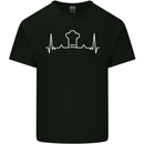 Chef Pulse Baker Cook Cooking Hat Baking Mens Cotton T-Shirt Tee Top Black