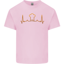 Chef Pulse Cook Cooking Hat Baker Baking Mens Cotton T-Shirt Tee Top Light Pink