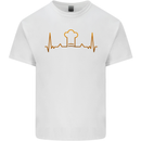 Chef Pulse Cook Cooking Hat Baker Baking Mens Cotton T-Shirt Tee Top White