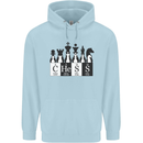Chess Elements Periodic Table Childrens Kids Hoodie Light Blue