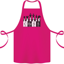 Chess Elements Periodic Table Cotton Apron 100% Organic Pink