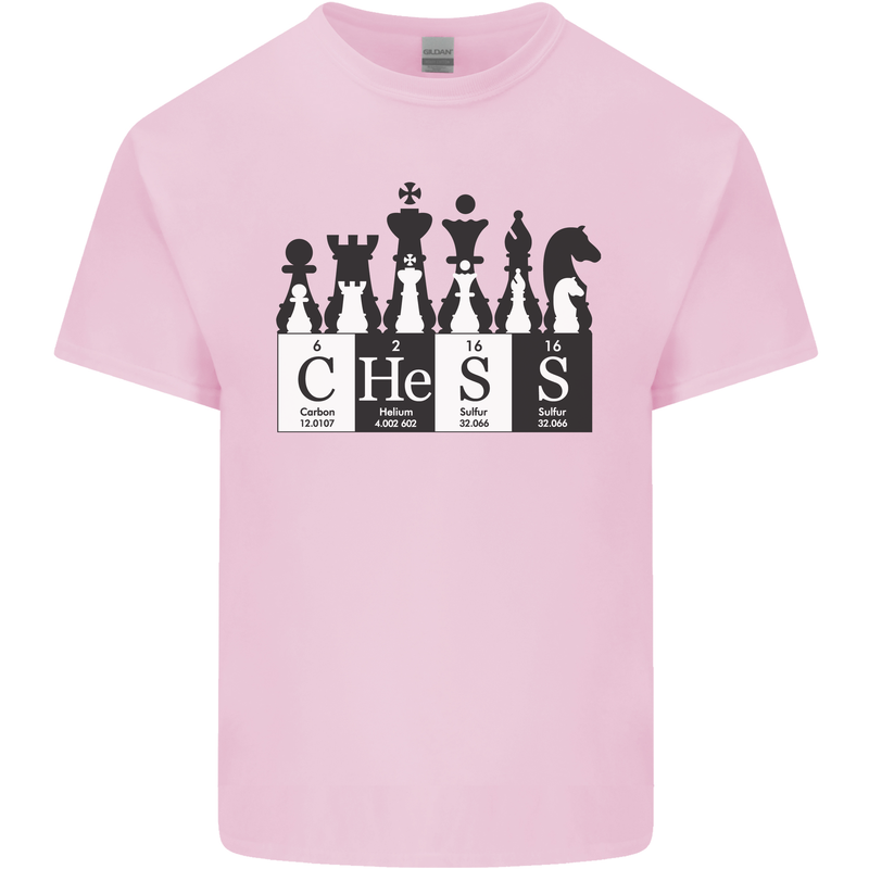 Chess Elements Periodic Table Kids T-Shirt Childrens Light Pink