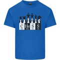 Chess Elements Periodic Table Kids T-Shirt Childrens Royal Blue