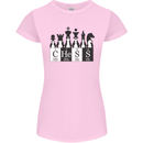 Chess Elements Periodic Table Womens Petite Cut T-Shirt Light Pink