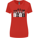 Chess Elements Periodic Table Womens Wider Cut T-Shirt Red