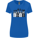Chess Elements Periodic Table Womens Wider Cut T-Shirt Royal Blue