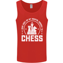 Chess Mental Energy Mens Vest Tank Top Red