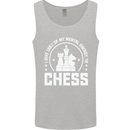 Chess Mental Energy Mens Vest Tank Top Sports Grey