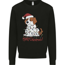 Christmas Beagle Funny Dog Xmas Mens Sweatshirt Jumper Black