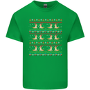 Christmas Bearded Dragon Xmas Reptile Kids T-Shirt Childrens Irish Green