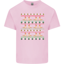 Christmas Bearded Dragon Xmas Reptile Kids T-Shirt Childrens Light Pink