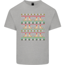 Christmas Bearded Dragon Xmas Reptile Kids T-Shirt Childrens Sports Grey