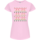 Christmas Bearded Dragon Xmas Reptile Womens Petite Cut T-Shirt Light Pink