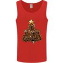 Christmas Boxer Dog Xmas Tree Funny Mens Vest Tank Top Red