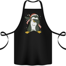 Christmas Dabbing Penguin Funny Xmas Cotton Apron 100% Organic Black