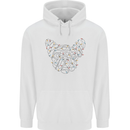 Christmas French Bulldog Dog Xmas Mens 80% Cotton Hoodie White