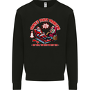 Christmas Funny Santa Trust Xmas Believe Mens Sweatshirt Jumper Black