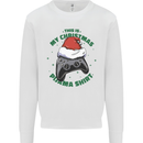 Christmas Gamer Pyjama Video Game Joypad Xmas Mens Sweatshirt Jumper White
