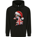 Christmas Great Britain UK Union Jack Flag Xmas Childrens Kids Hoodie Black