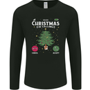 Christmas Is Calling Funny Xmas Phone Mens Long Sleeve T-Shirt Black