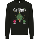 Christmas Is Calling Funny Xmas Phone Mens Sweatshirt Jumper Black