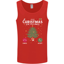Christmas Is Calling Funny Xmas Phone Mens Vest Tank Top Red
