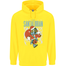 Christmas Parody Santalorian Funny Xmas Childrens Kids Hoodie Yellow