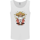 Christmas Praying Santa Christian Christianity God Mens Vest Tank Top White