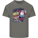 Christmas Santa Naughty List Funny Xmas Kids T-Shirt Childrens Charcoal