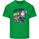 Christmas Santa Naughty List Funny Xmas Kids T-Shirt Childrens Irish Green