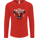 Christmas Santa Snatch Xmas Gym Training Mens Long Sleeve T-Shirt Red