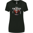 Christmas Santa Snatch Xmas Gym Training Womens Wider Cut T-Shirt Black