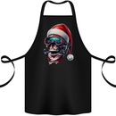 Christmas Scuba Diving Skull Xmas Hat Cotton Apron 100% Organic Black