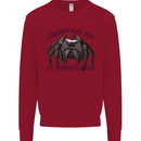 Christmas Tarantula Funny Xmas Spider Mens Sweatshirt Jumper Red