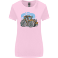Christmas Tractor Farming Farmer Xmas Womens Wider Cut T-Shirt Light Pink
