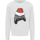 Christmas Video Game Controller Gaming Joypad Mens Sweatshirt Jumper White
