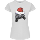 Christmas Video Game Controller Gaming Joypad Womens Petite Cut T-Shirt White