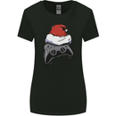 Christmas Video Game Controller Gaming Joypad Womens Wider Cut T-Shirt Black