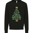 Christmas Video Game Controller Tree Joypad Xmas Kids Sweatshirt Jumper Black