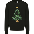 Christmas Video Game Controller Tree Joypad Xmas Mens Sweatshirt Jumper Black