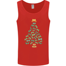 Christmas Video Game Controller Tree Joypad Xmas Mens Vest Tank Top Red