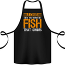Chub Worst Fish That Swims Funny Fishing Cotton Apron 100% Organic Black
