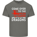 Come to the Welsh Side Dragons Wales Rugby Kids T-Shirt Childrens Charcoal