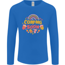 Coming Soon New Baby Pregnancy Pregnant Mens Long Sleeve T-Shirt Royal Blue